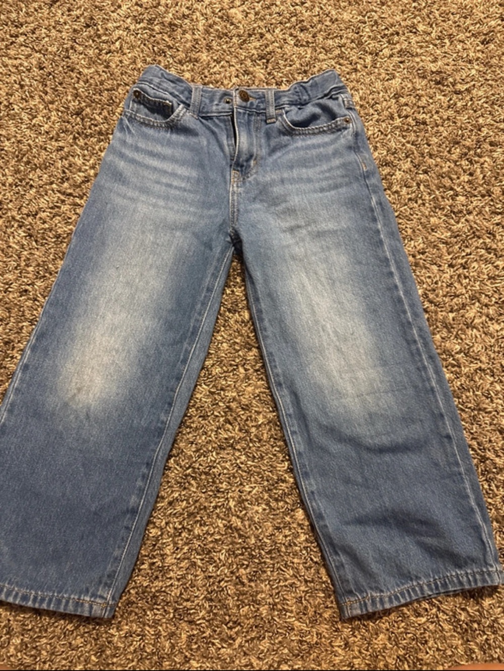 Boys kids Wide Leg Blue Jeans